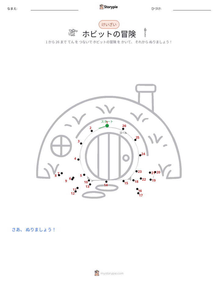 点つなぎ