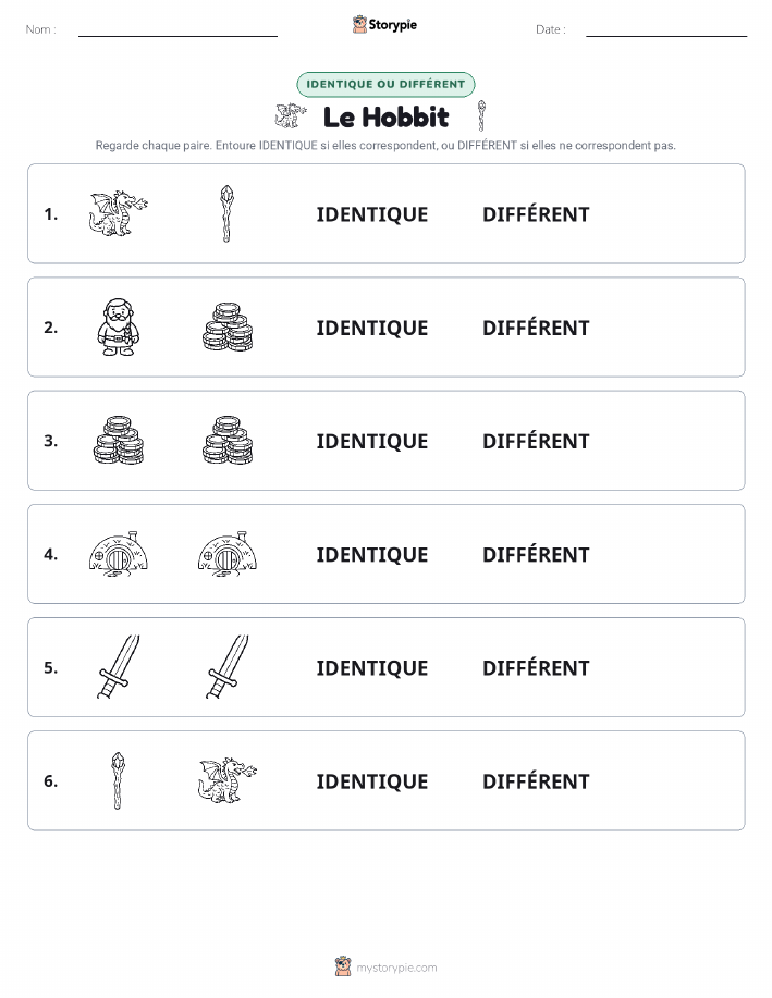 Identique ou Différent