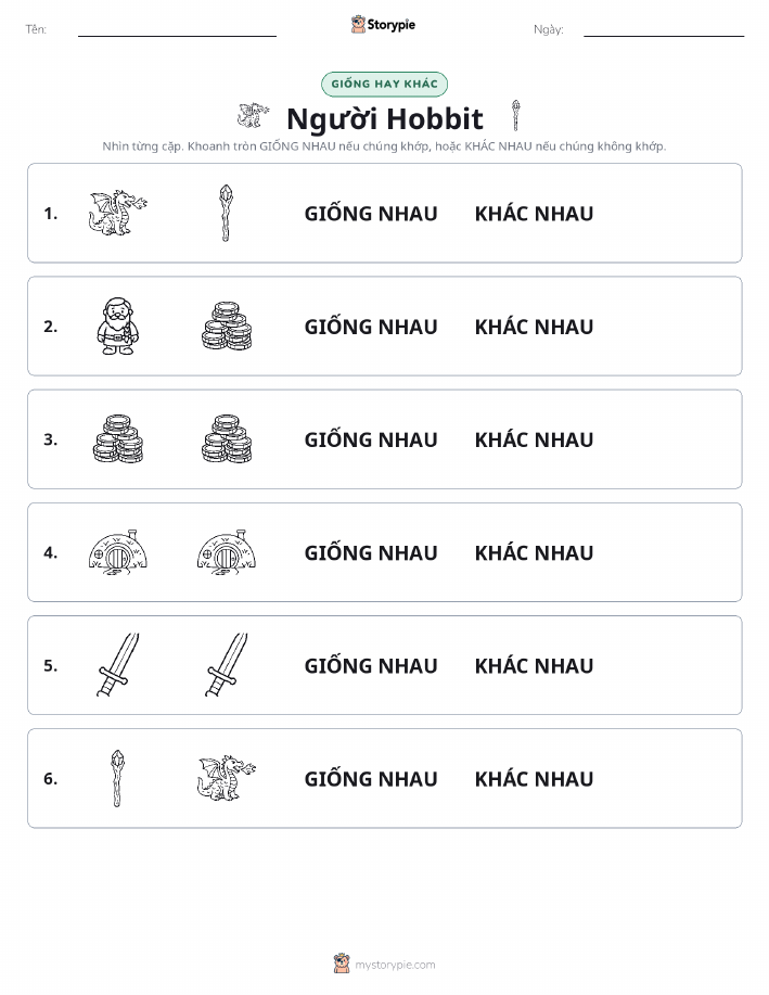 Giống Hay Khác