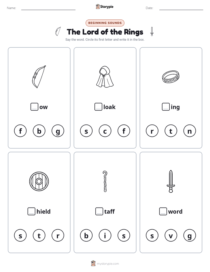 Beginning Sounds