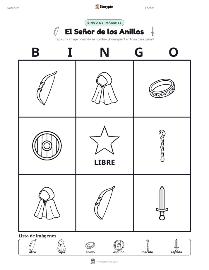 Bingo de Imágenes