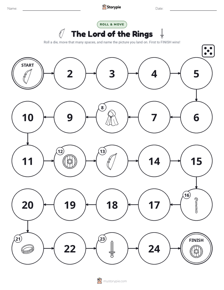 Roll & Move Game