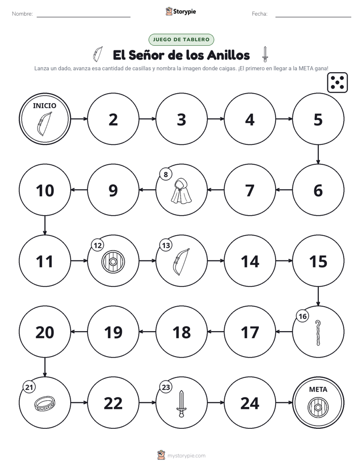 Juego de Rueda y Avanza