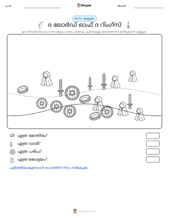 എണ്ണുന്ന ദൃശ്യങ്ങൾ