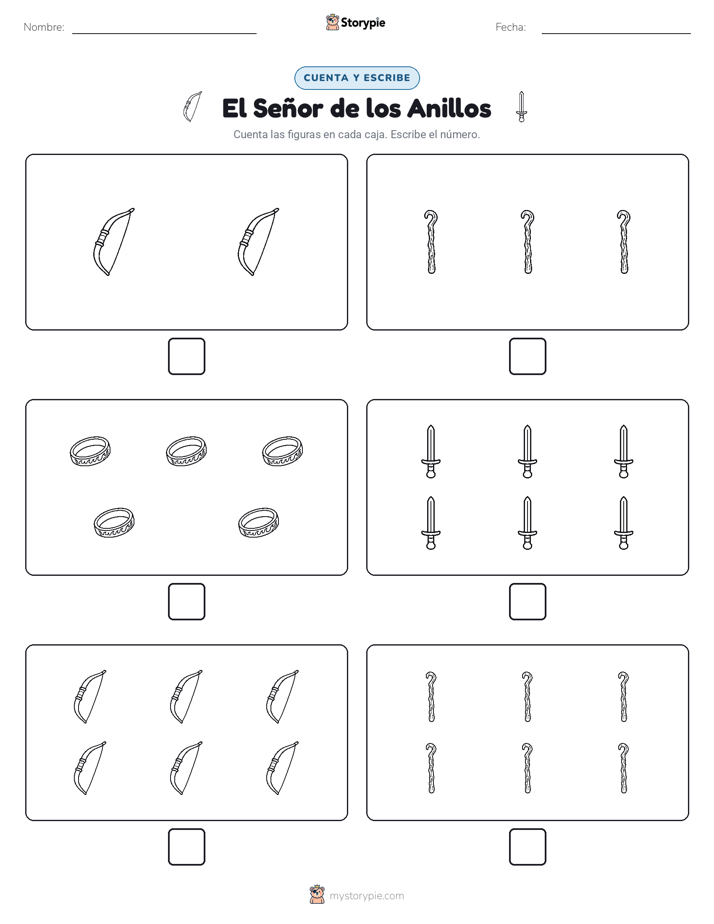 Cuenta y Escribe