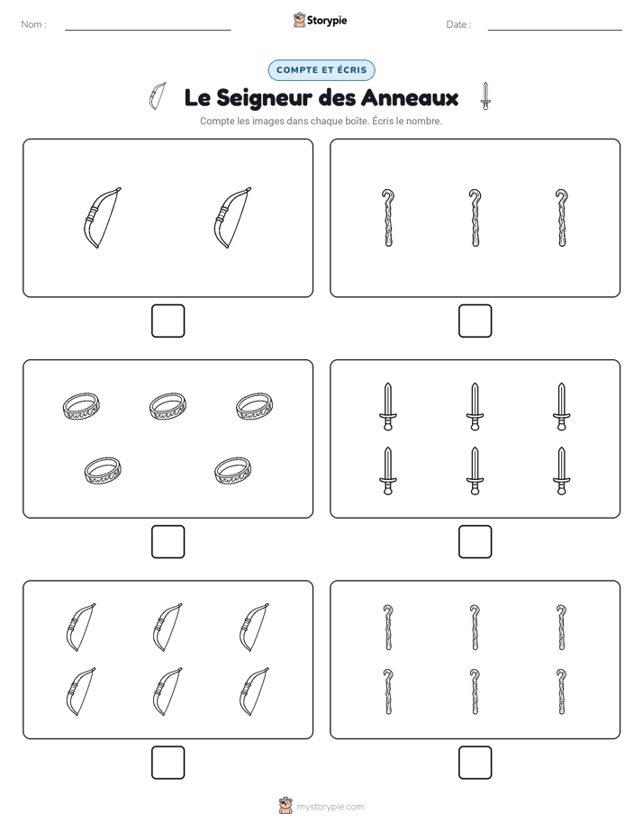 Compter & Écrire