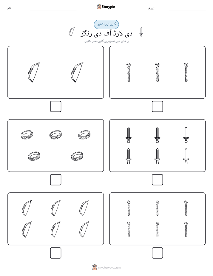 گنیں اور لکھیں
