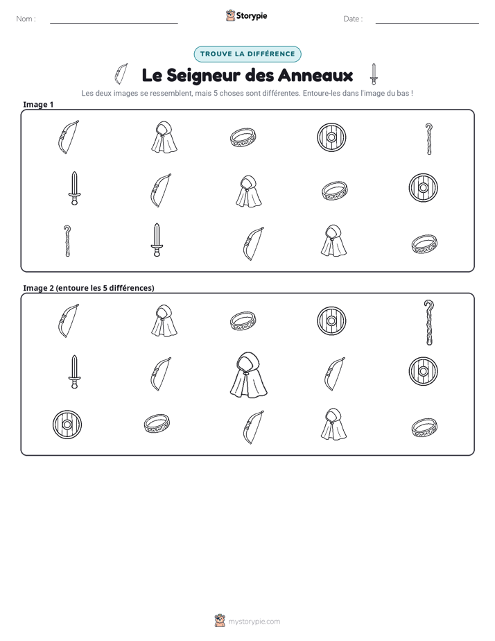 Trouvez les Différences