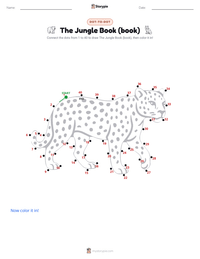 The Jungle Book (book) printable worksheet preview