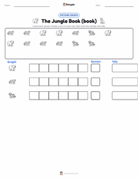 The Jungle Book (book) printable worksheet preview