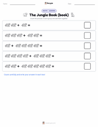 The Jungle Book (book) printable worksheet preview
