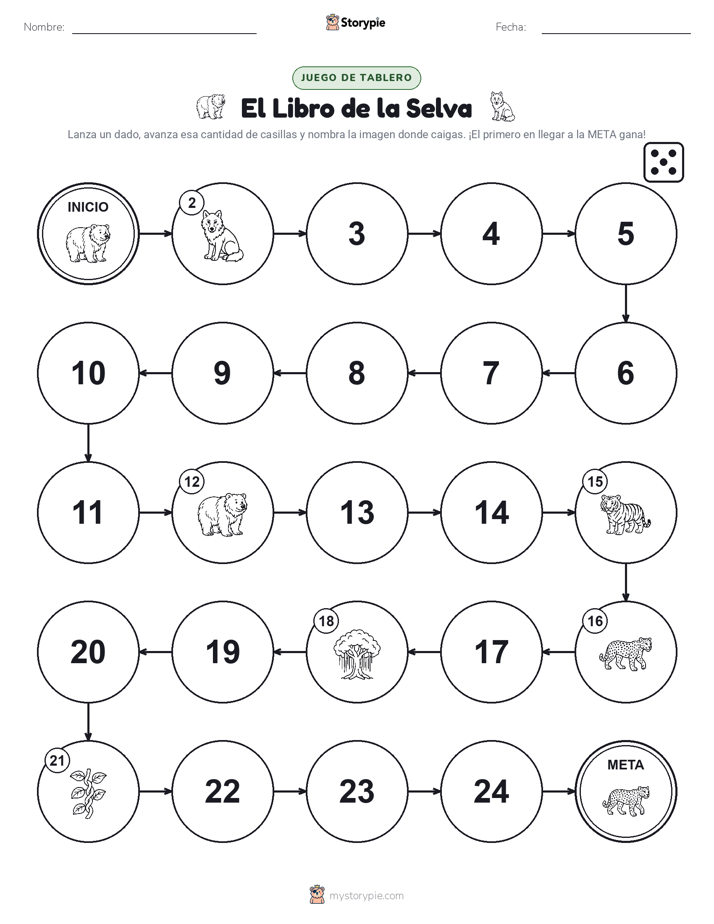 Juego de Rueda y Avanza
