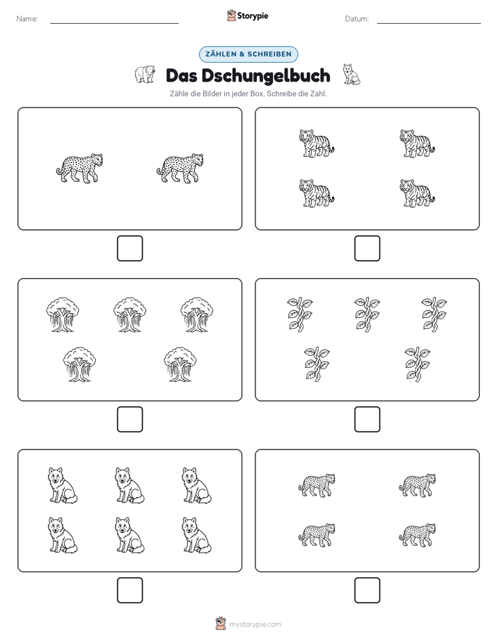 Zählen & Schreiben