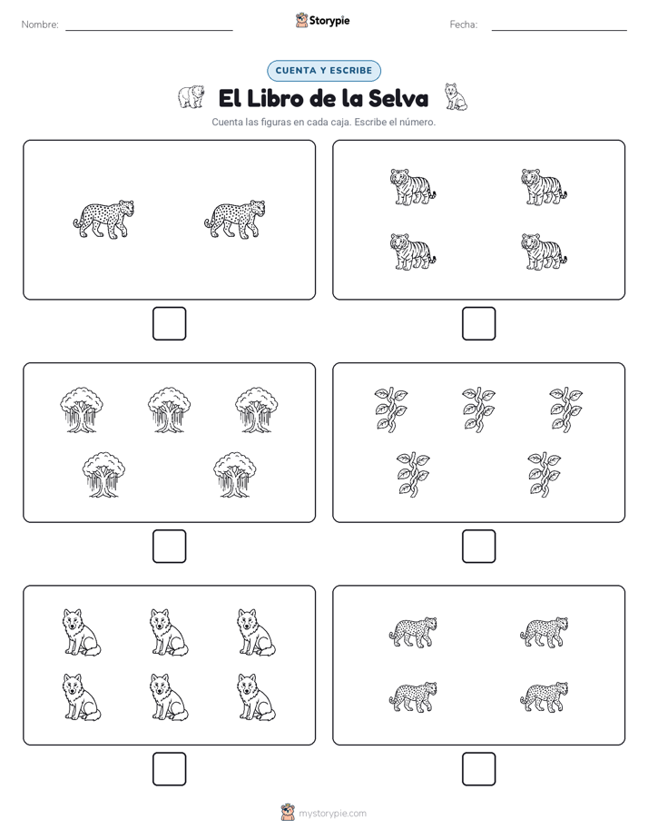 Cuenta y Escribe