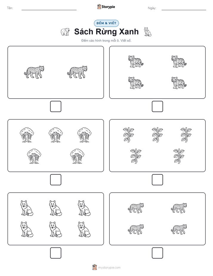 Đếm & Viết