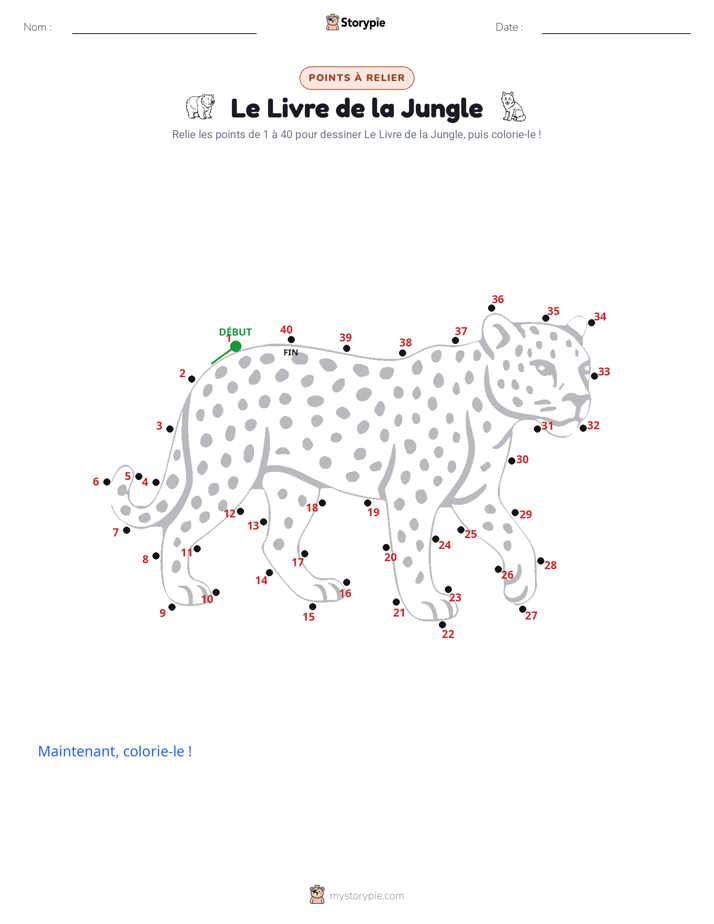 Relie les points