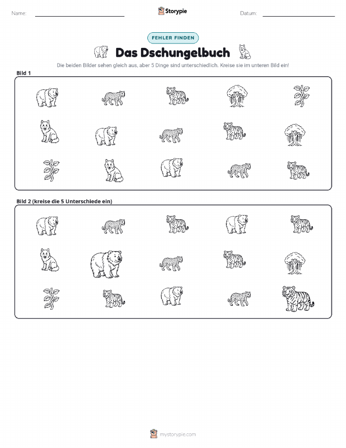 Finde den Unterschied