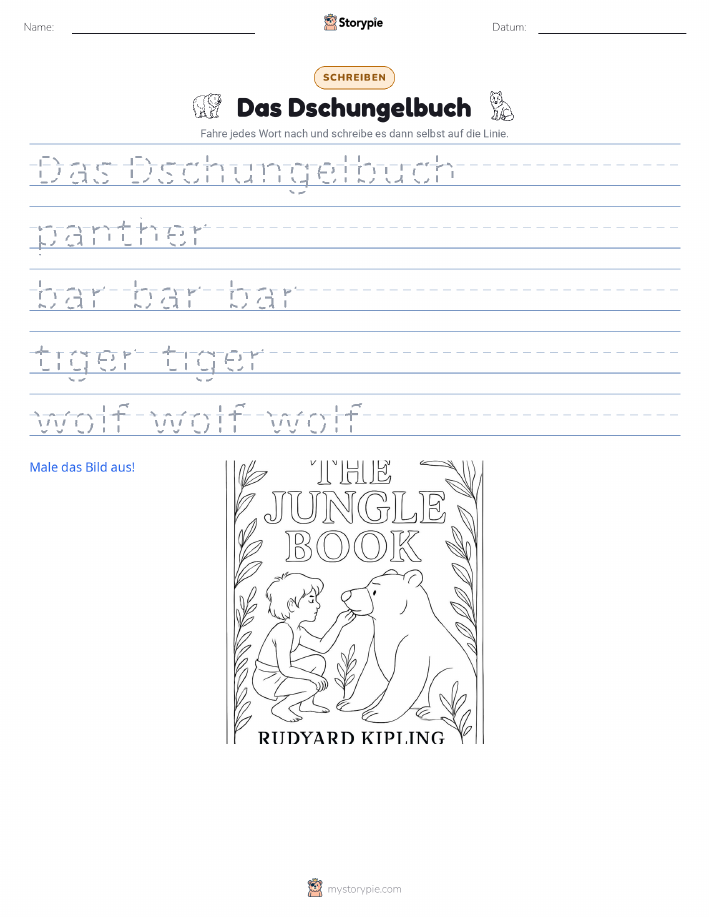 Schreibübung