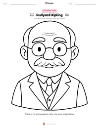 Rudyard Kipling printable worksheet preview