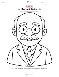 Rudyard Kipling afdrukbare werkblad voorbeeld