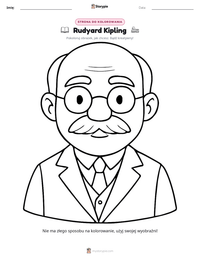 Podgląd drukowalnego arkusza ćwiczeń Rudyard Kipling