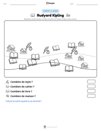 Aperçu de la feuille de travail imprimable Rudyard Kipling