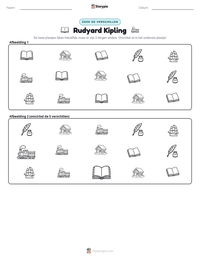 Rudyard Kipling afdrukbare werkblad voorbeeld