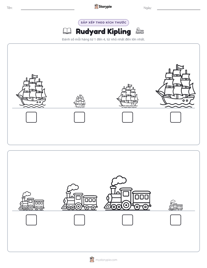 Thứ Tự Kích Thước