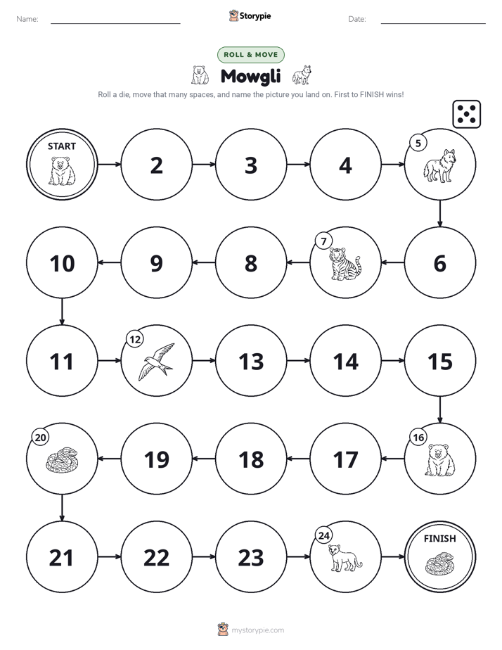 Roll & Move Game