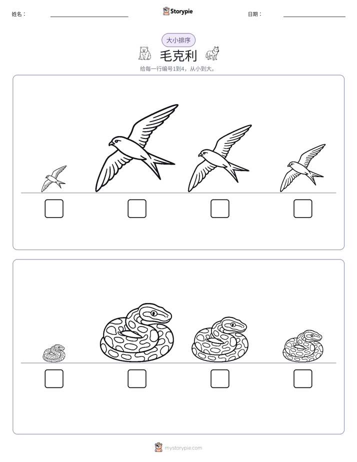 大小排序