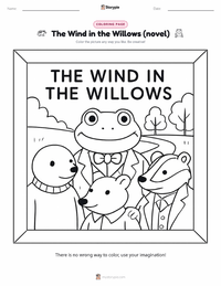 The Wind in the Willows (novel) coloring page for kids