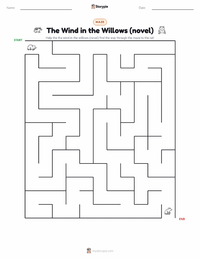 The Wind in the Willows (novel) printable worksheet preview