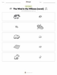 The Wind in the Willows (novel) printable worksheet preview