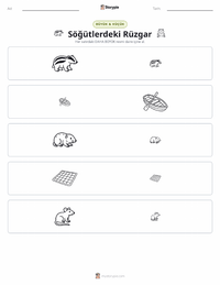 Söğütlerdeki Rüzgar yazdırılabilir çalışma sayfası önizlemesi