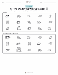 The Wind in the Willows (novel) printable worksheet preview