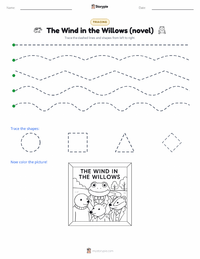 The Wind in the Willows (novel) printable worksheet preview