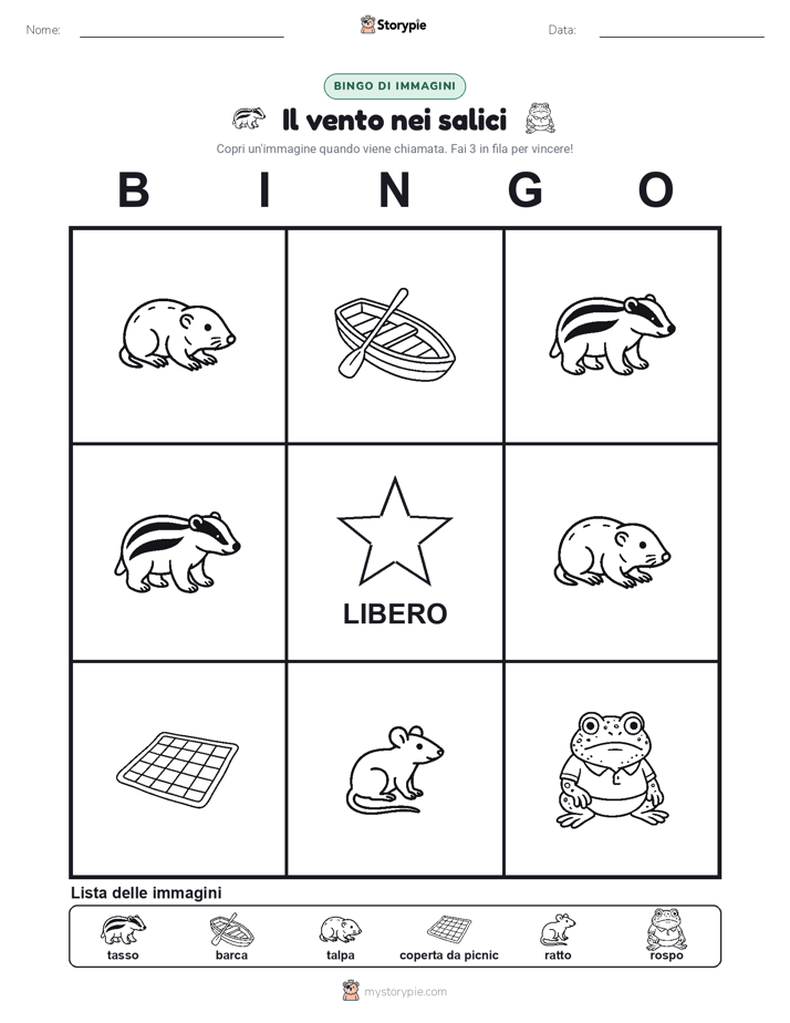 Bingo delle Immagini
