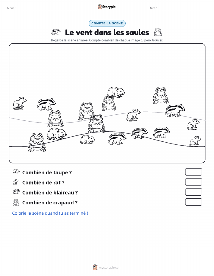 Scène de Comptage