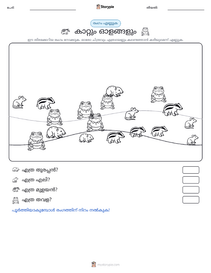 എണ്ണുന്ന ദൃശ്യങ്ങൾ