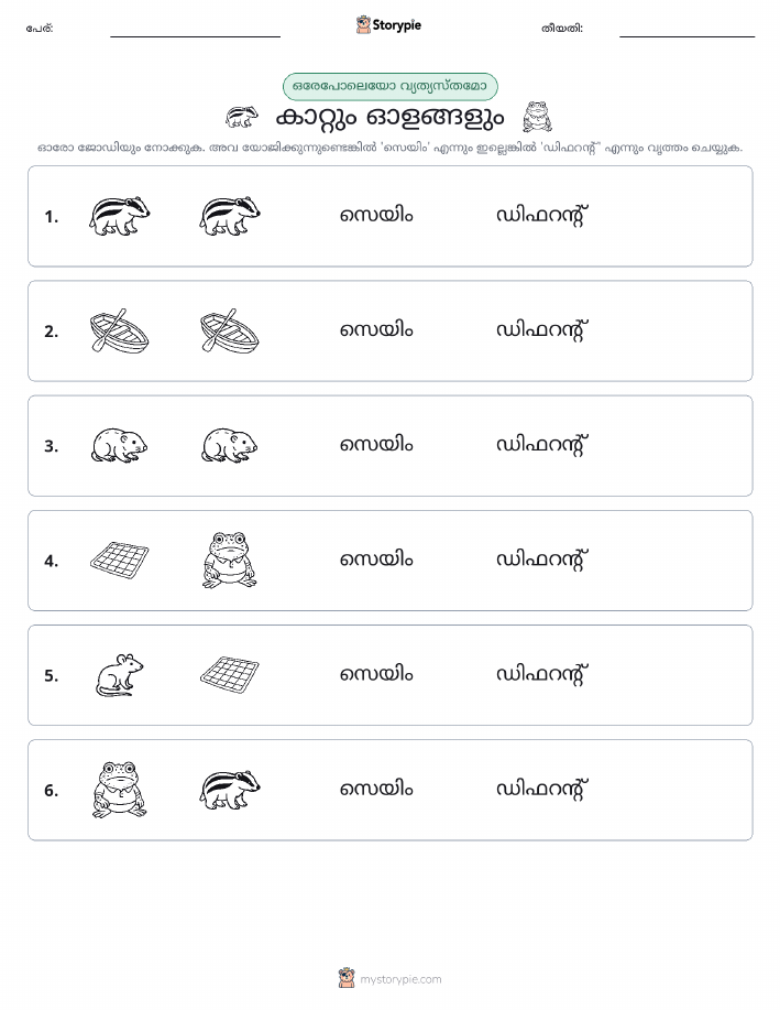 ഒന്നോ വ്യത്യാസമോ