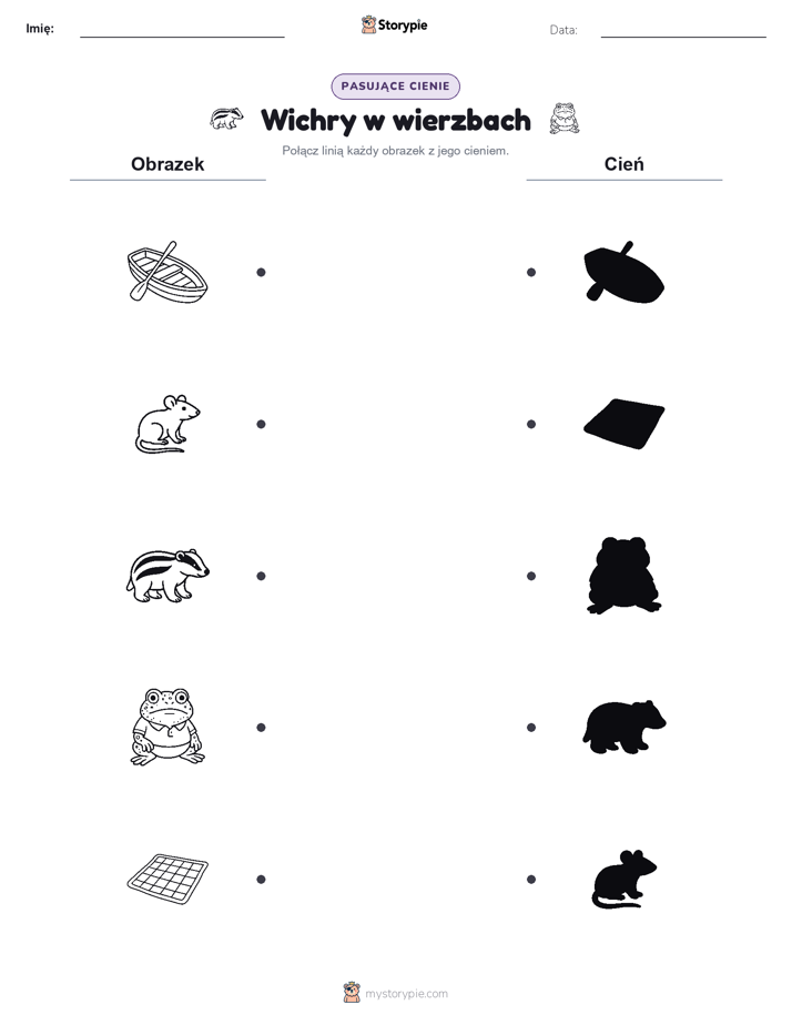 Dopasowanie cieni