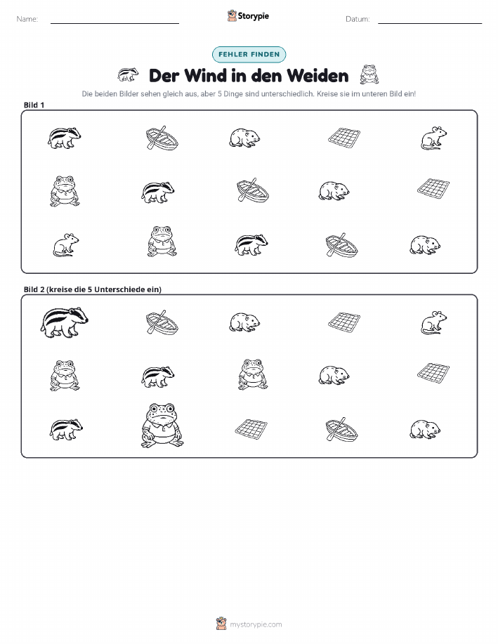 Finde den Unterschied