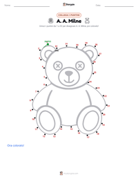 Anteprima della scheda stampabile di A. A. Milne