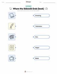 Where the Sidewalk Ends (book) printable worksheet for kids