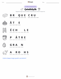Aperçu de la feuille de travail imprimable Çatalhöyük
