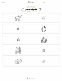 Çatalhöyük printable worksheet preview