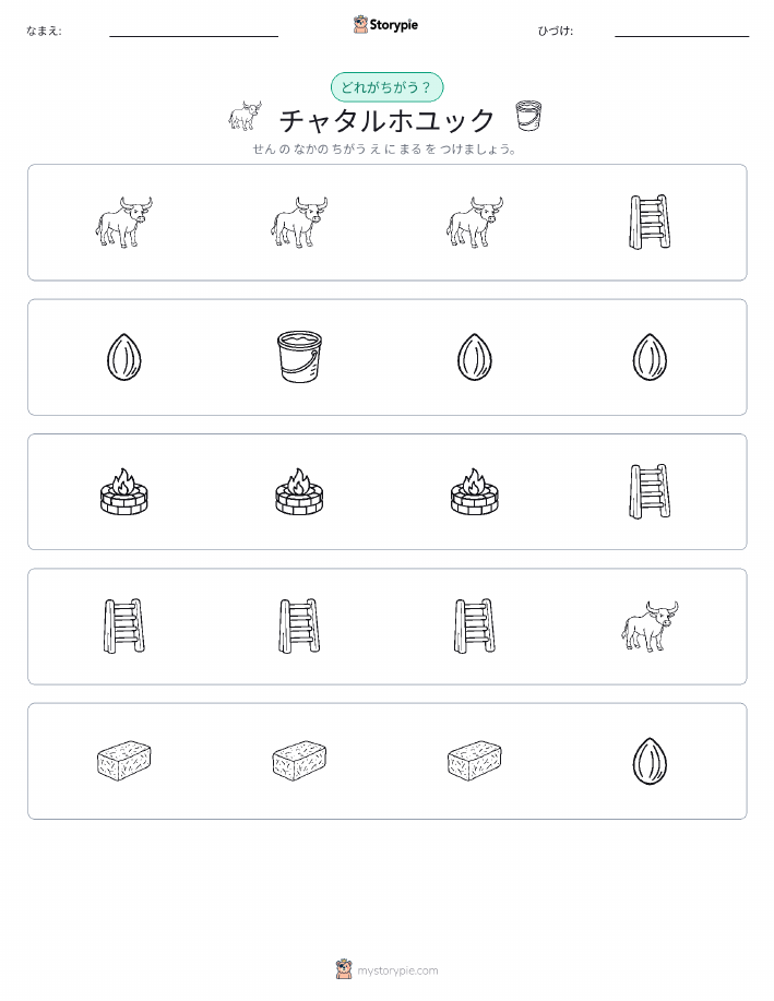 異なるものを見つけよう