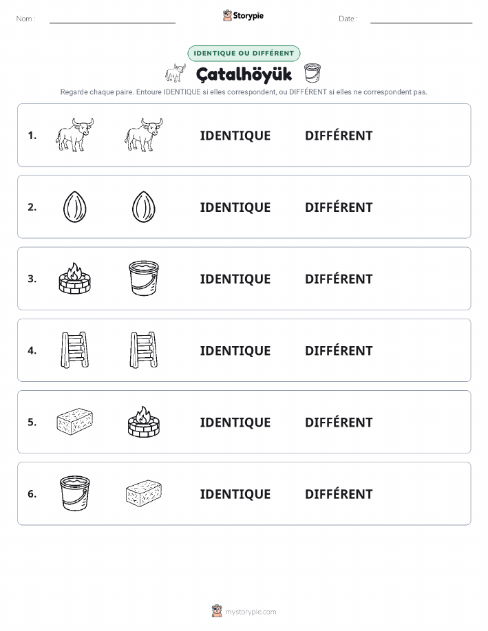 Identique ou Différent