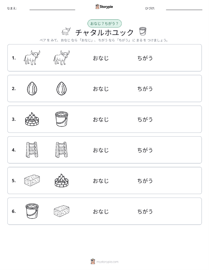 同じか違うか