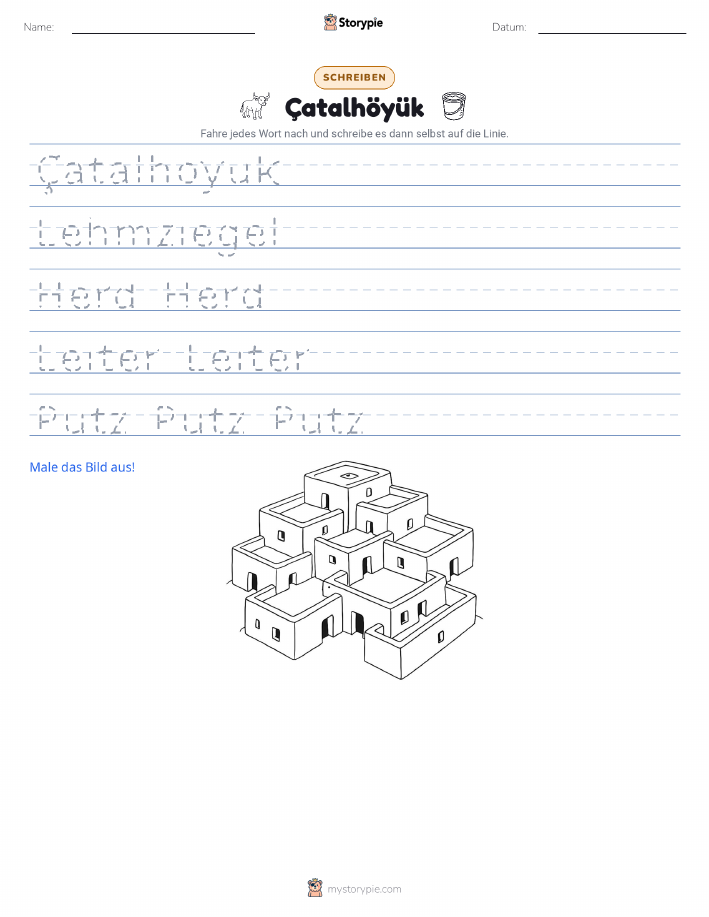 Schreibübung